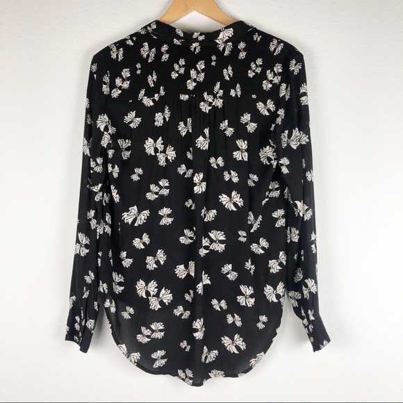 ANTHROPOLOGIE MAEVE LONG SLEEVES PRINTED TOP 4 - Picture 3 of 6